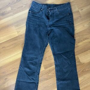 Kick Flare Ankle Jeans – Black, Size 6